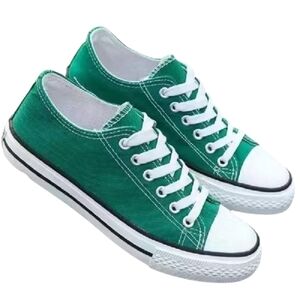 Citisteps Green Canvas Sneakers
